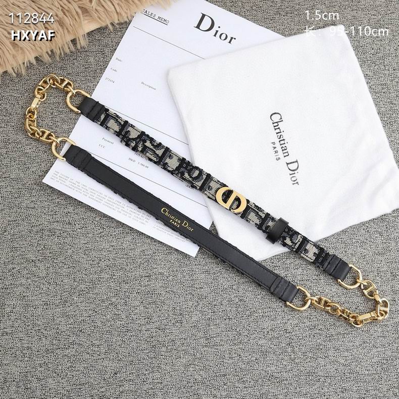 Dior belt 15mmX95-110cm 8L04